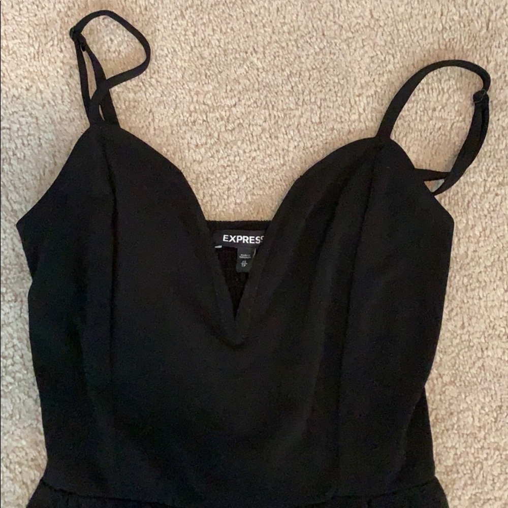 Express black jumpsuit